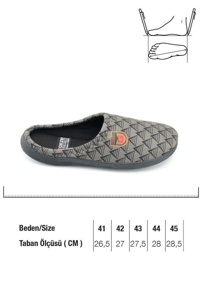 Gezer 14424 Termal Kumaş Kadın Ev Terlik