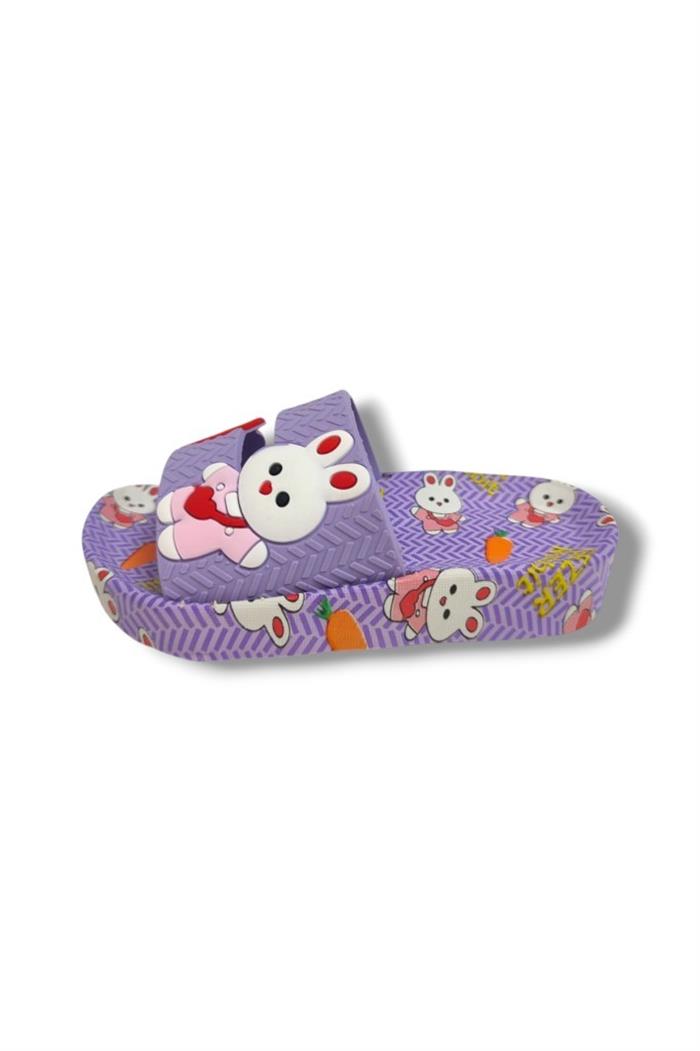 Gezer 16257-25 Love Tavşan Fİgürlü Kız Çocuk Terlik 25-29