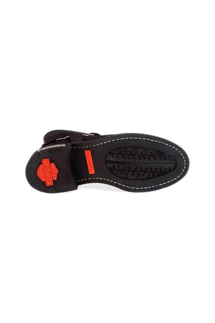 Harley Davidson Estes Hakiki Nubuk Deri Bot 40-45 Black Nubuk