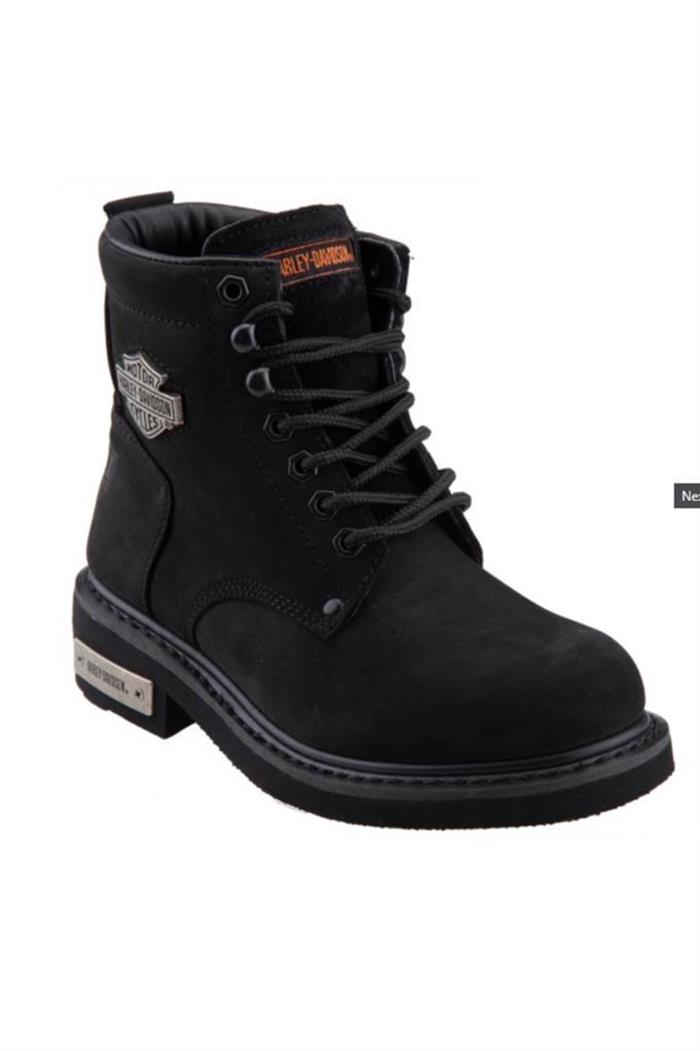 Harley Davidson Gibson Hakiki Deri Erkek Bot