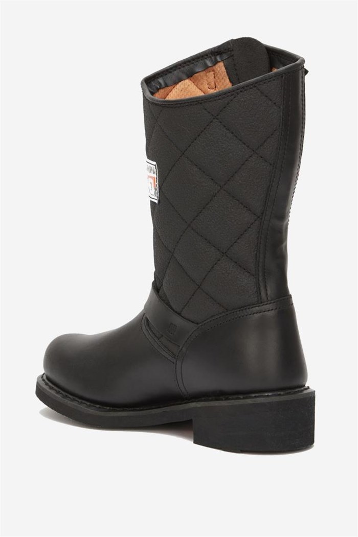 Harley Davidson Laconıa 644 Hakiki Deri Bot 36-40 Black Yağlı Deri