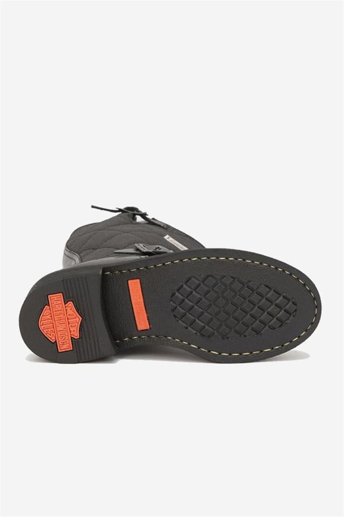 Harley Davidson Laconıa 644 Hakiki Deri Bot 36-40 Black Yağlı Deri
