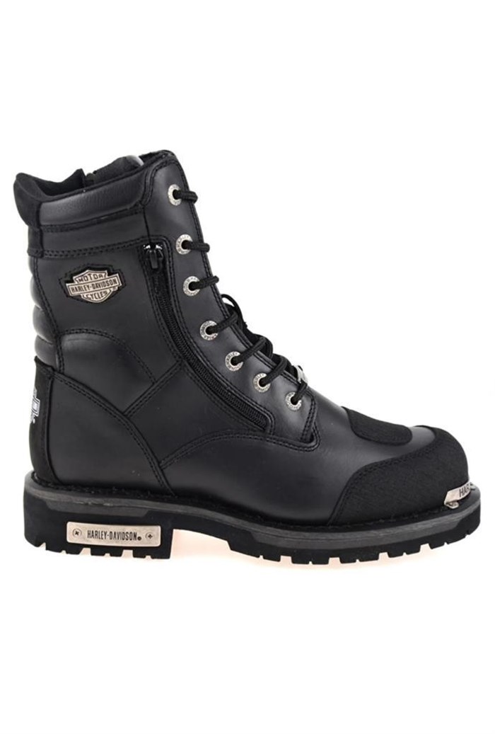 Harley Davidson Riddick Hakiki Deri Bot 36-40 Black Deri