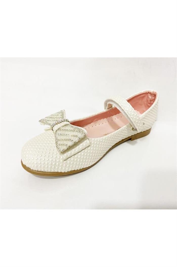 İremsu 9101-24 Baskı Deri Fashion Kız Çocuk Babet 31-36