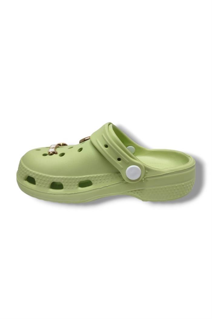 Lorin LR-300-25 Eva Smile Tokalı Sabo Kız Çocuk Terlik 32-35