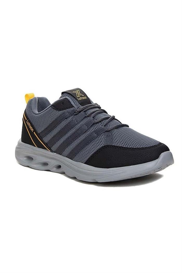 Luttoon 4138-25 Anorak Anatomik Sneaker Siyah Füme Sarı 36-39