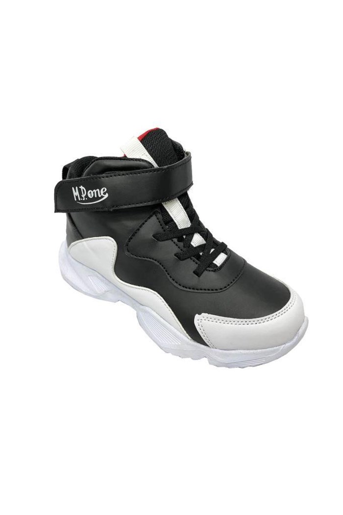 M.P 3300 Filet Çocuk Basket Spor Ayakkabı Siyah Beyaz