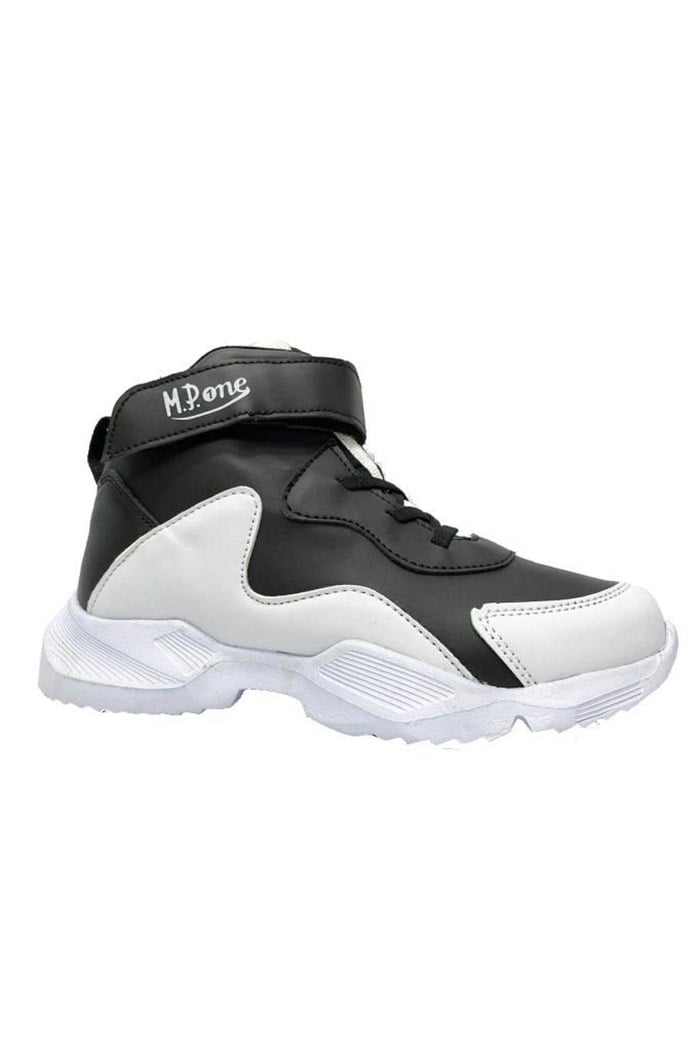 M.P 3300 Filet Çocuk Basket Spor Ayakkabı Siyah Beyaz