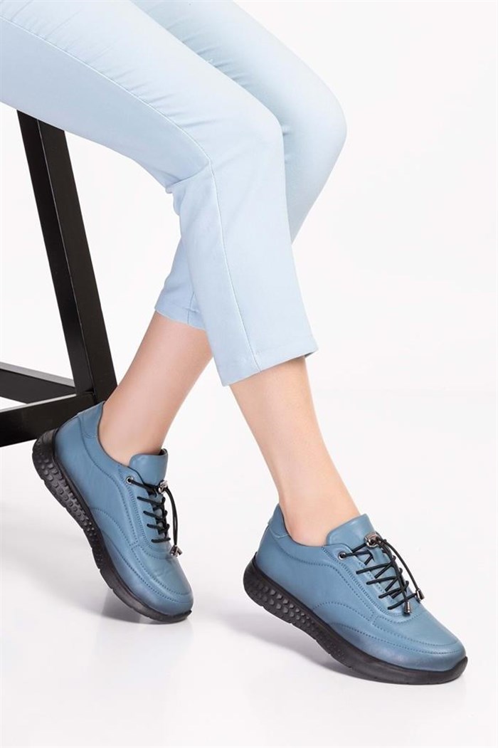 Modessa 110 Hakiki Deri Anatomik Kadın Sneakers Ayakkabı