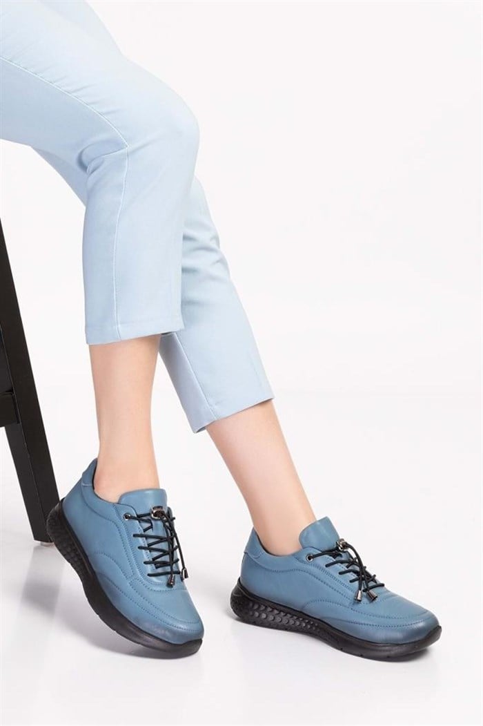 Modessa 110 Hakiki Deri Anatomik Kadın Sneakers Ayakkabı