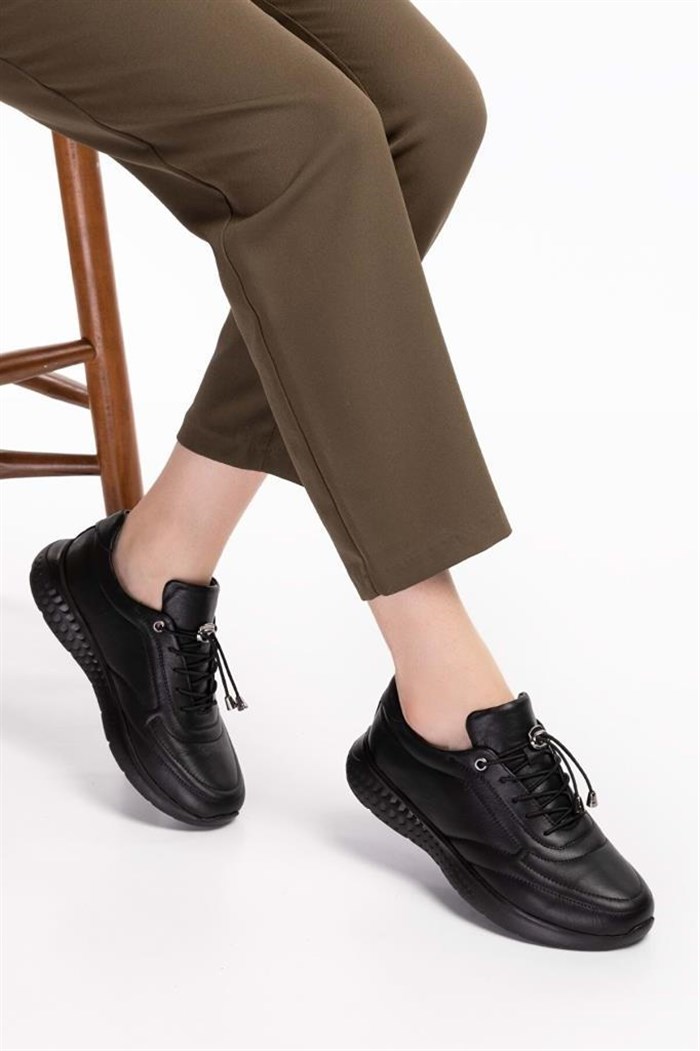 Modessa 110 Hakiki Deri Anatomik Kadın Sneakers Ayakkabı