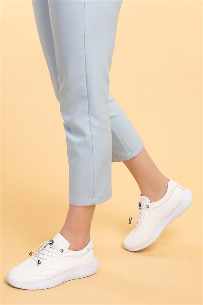 Modessa 110 Hakiki Deri Anatomik Kadın Sneakers Ayakkabı