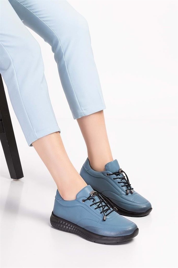 Modessa 110 Hakiki Deri Anatomik Kadın Sneakers Ayakkabı
