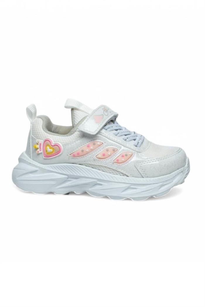 Ndrops 022-25 Anorak Anatomik Kız Çocuk Sneaker Beyaz 31-35
