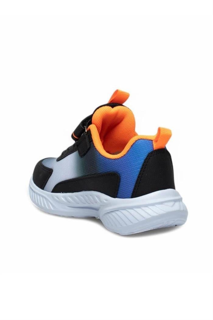 Ndrops 023-25 Anorak Anatomik Çocuk Sneaker Siyah Oranj 31-35