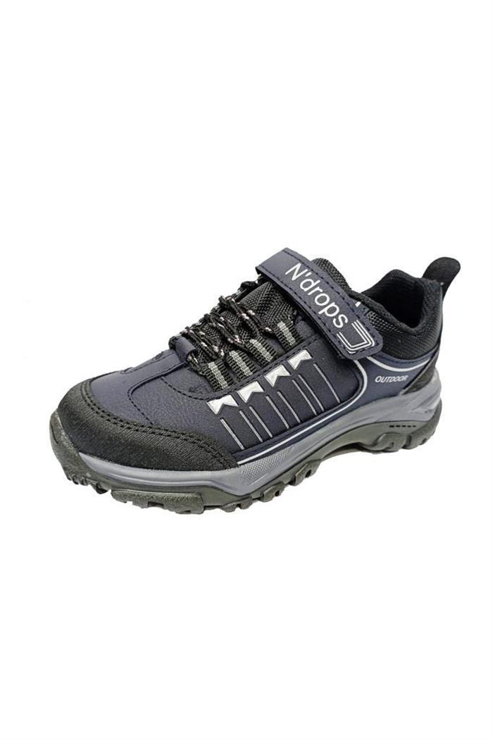 Ndrops 034 Deri Outdoor Filet Çocuk Spor Ayakkabı Laci Gümüş