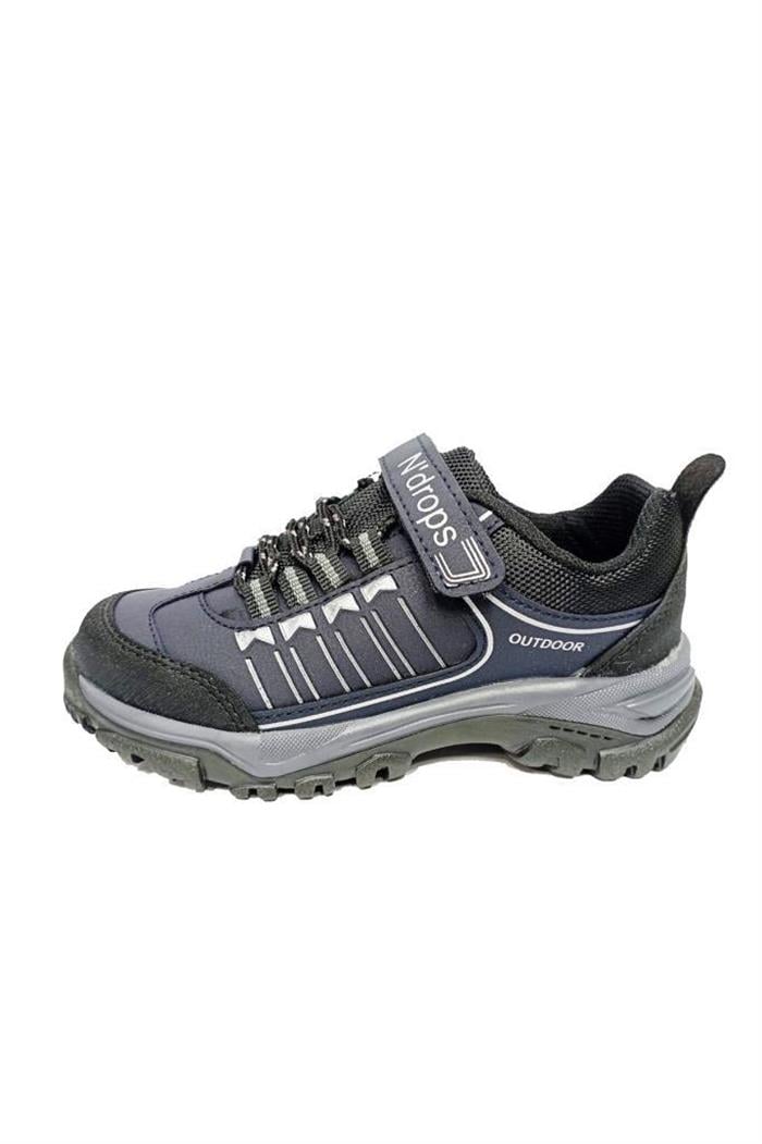 Ndrops 034 Deri Outdoor Filet Çocuk Spor Ayakkabı Laci Gümüş