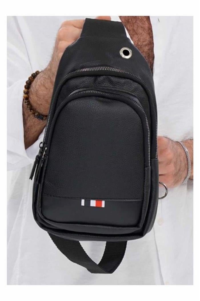Newıshpolo 1064 Deri  Erkek Çapraz Çanta