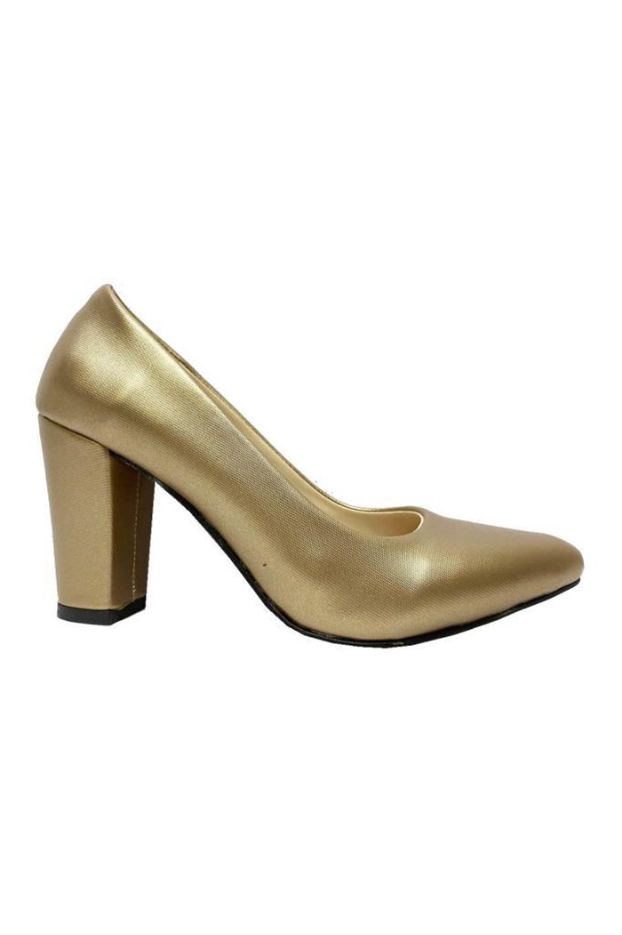 Nysa 3581 Baskılı Deri Stiletto  Fashıon Kadın Ayakkabı
