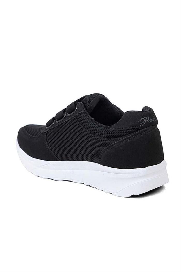 Parley 918-25 Anorak Anatomik Cırt Bant Kadın Sneaker Siyah Beyaz