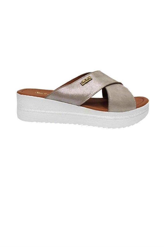 Pierre Cardin 6081 Deri Ortopedik Kadın Terlik