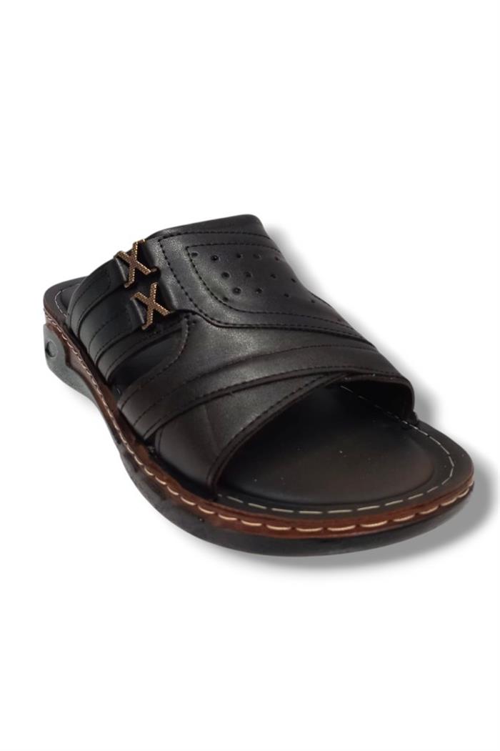 Polero 733028-25 Deri Anatomik Soft Erkek Terlik