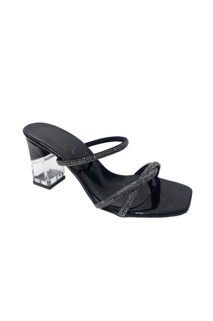 Rüya 8208-5 Rugan Taşlı Fashion Kadın Terlik