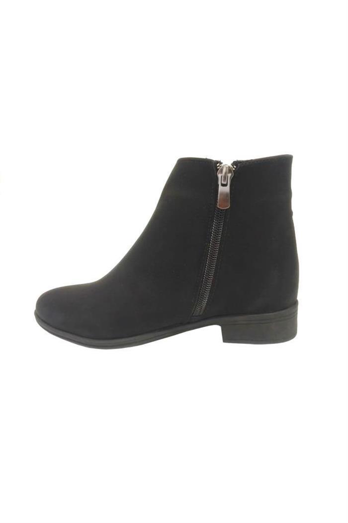 Sdf 081-24 Deri Fashion Fermuarlı Kadın Bot