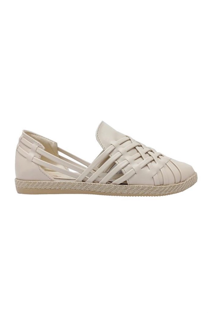 Sdf B-13 Deri Trend Fashion Kadın Babet