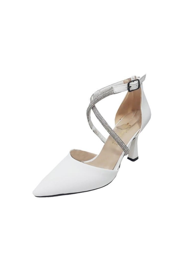 Shoes 0909 Deri Taşlı Fashion Kadın Sandalet