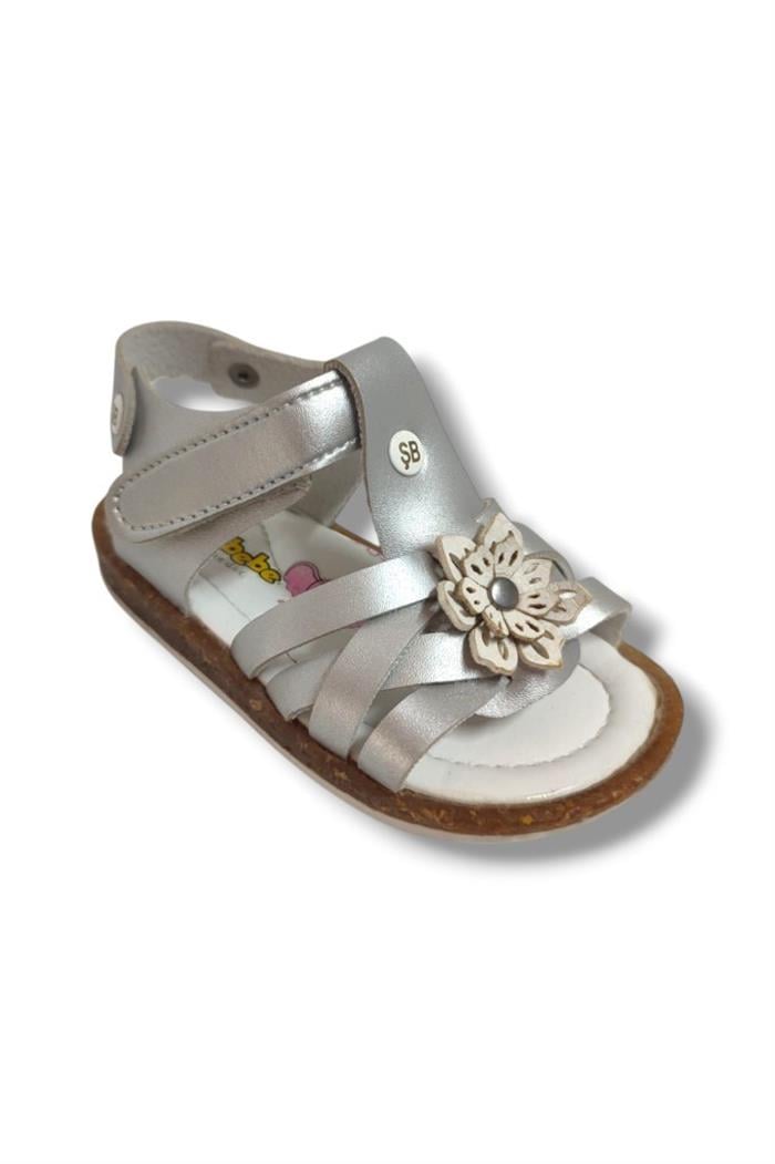 Şiringenç 1658-20 Çapraz Desen Çiçekli Kız Çocuk Sandalet 21-25