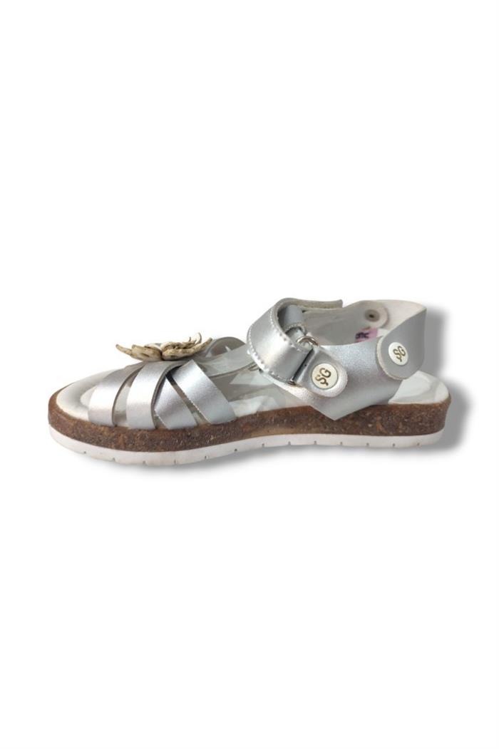 Şiringenç 1702-20 Çapraz Desen Çiçekli Kız Çocuk Sandalet 26-30