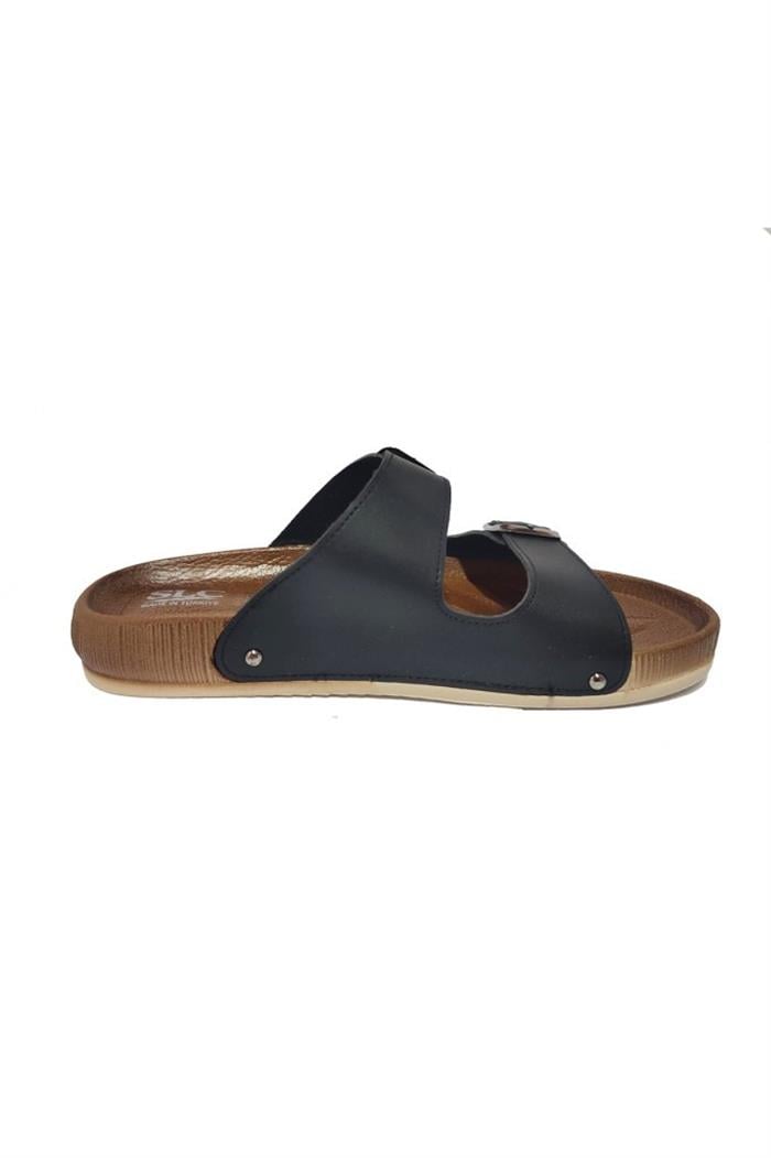 Slc 9025-25 Deri Çift Bantli Anatomik Terlik 36-40