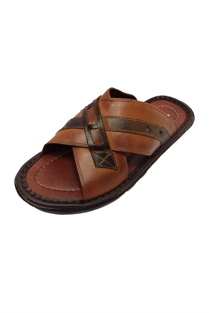 Sultan 106 Hakiki Deri Fashion Taban Erkek Terlik