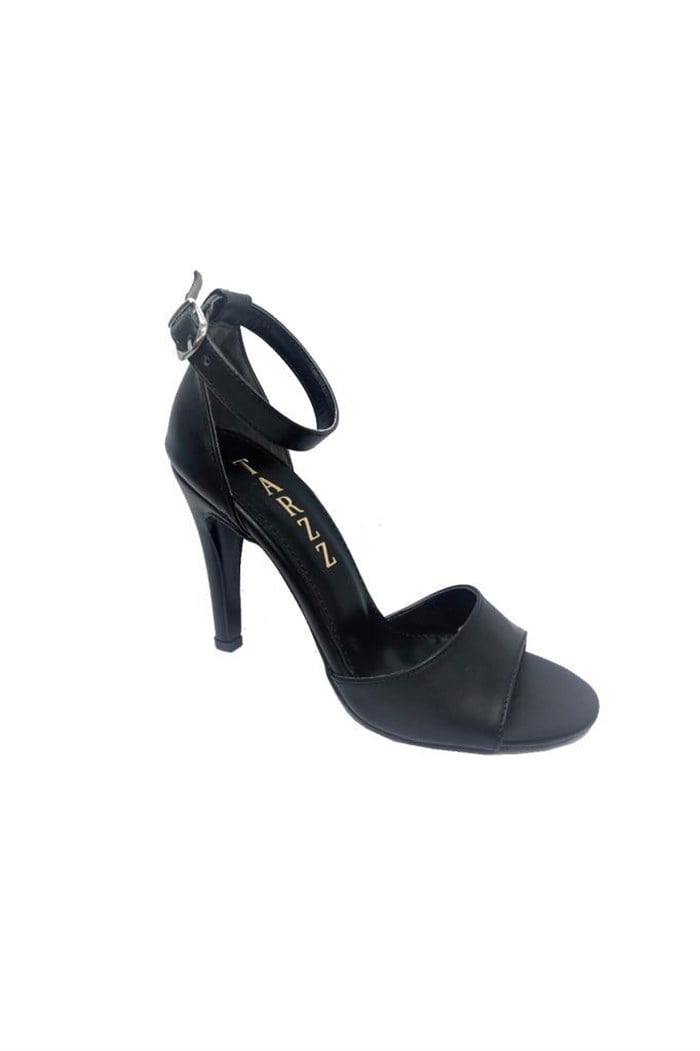 Tarzz 3911 Deri Sivri Uzun Topuklu Fashion Kadın Sandalet