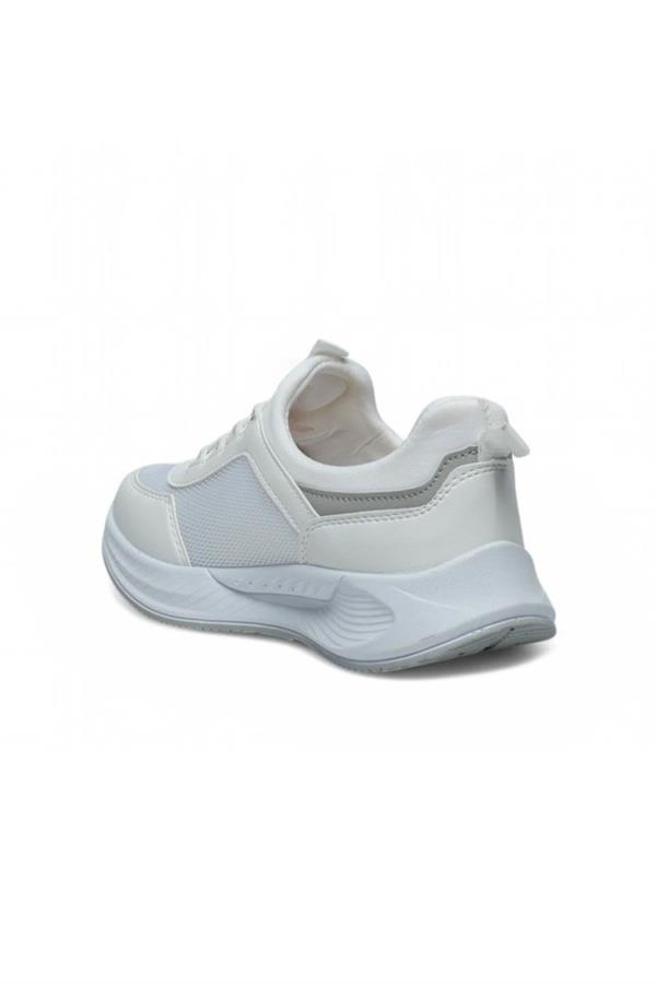 Acropol 137-25 Anorak Slip On Anatomik Erkek Sneaker Beyaz Gümüş
