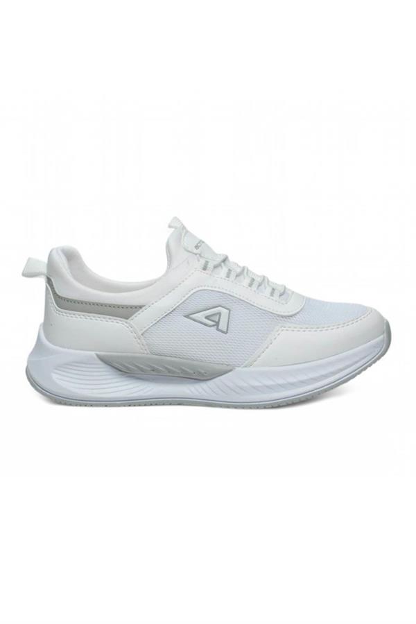 Acropol 137-25 Anorak Slip On Anatomik Erkek Sneaker Beyaz Gümüş