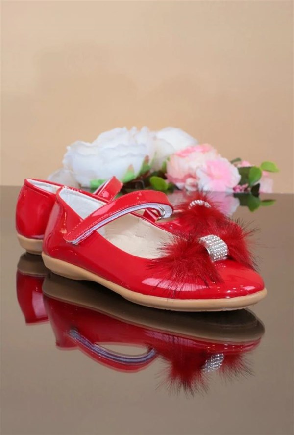 Anılbebe 34001-B Rugan Taşlı Fashıon Bebe Babet