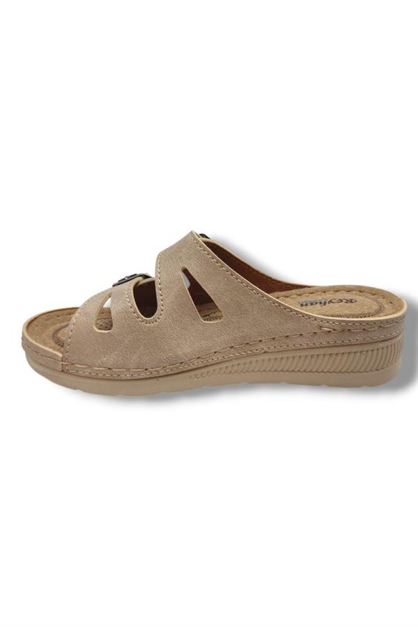 Avox 765-25 Çift Tokalı Comfort Kadın Terlik