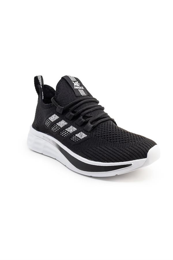 Awidox 910-25 Triko Slip-On Anatomik Sneaker Siyah Beyaz 36-40