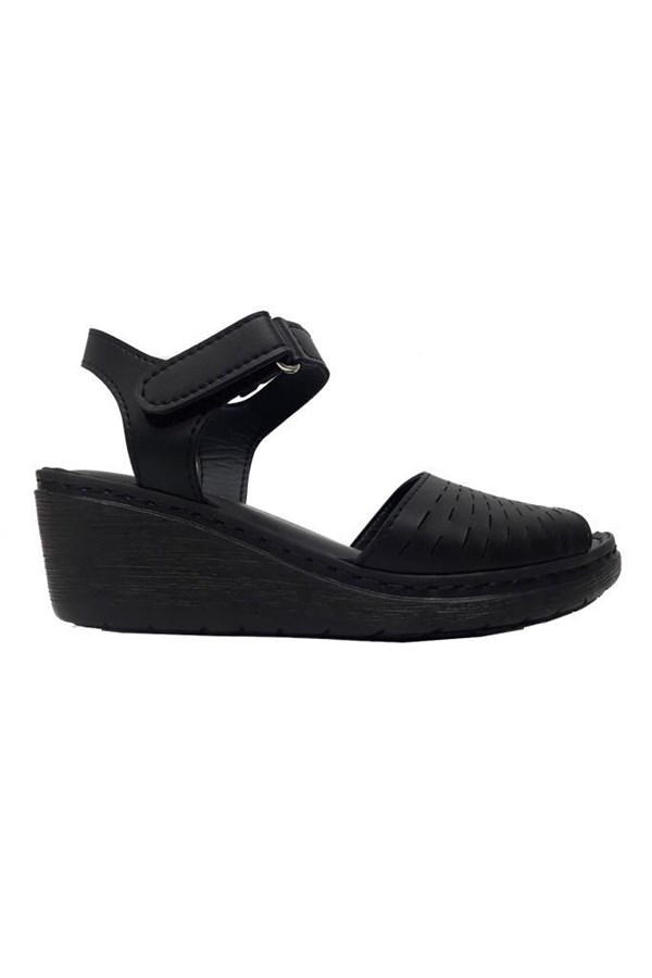 Ayzen 312 Deri Trend Fashıon Kadın Sandalet