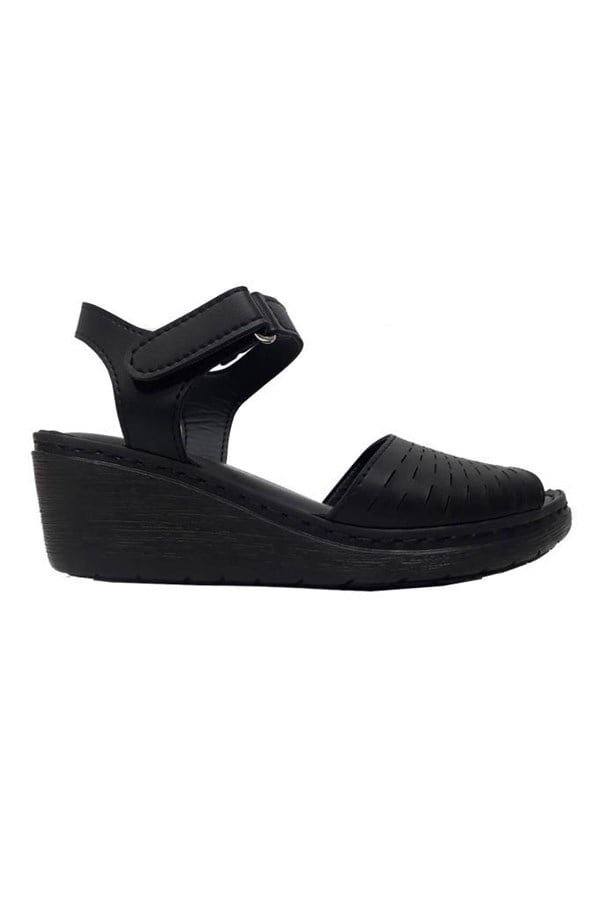 Ayzen 312 Deri Trend Fashıon Kadın Sandalet
