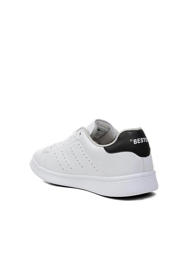 Best Of 041-22 Deri Erkek Sneakers Ayakkabı Beyaz Siyah