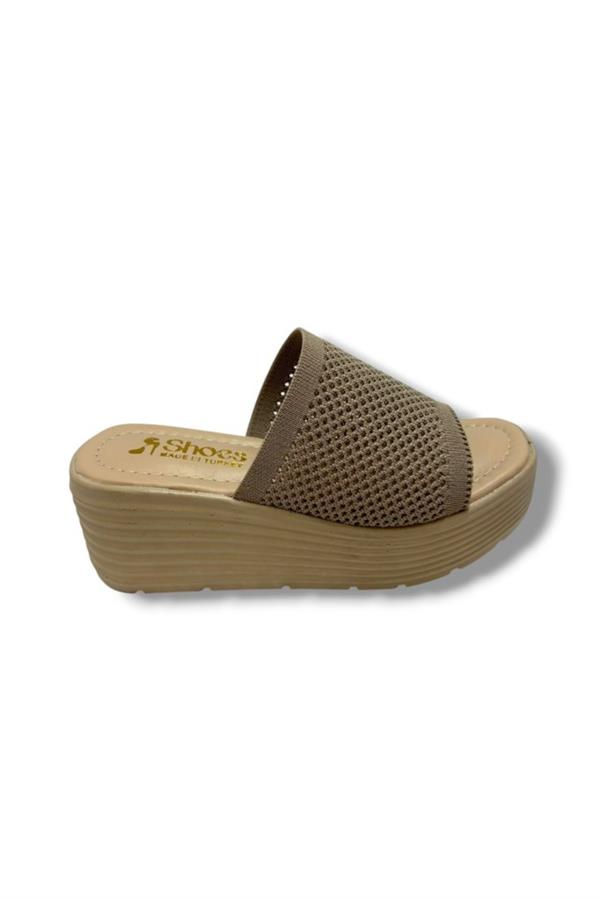 Cakgo 252-25 Triko Anatomik Ultra Soft Dolgu Topuk Kadın Terlik