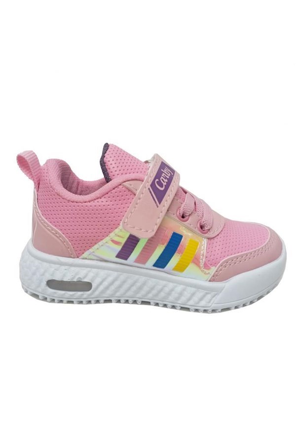 Carby 2019 Deri Işıklı Sneakers Bebe Spor Ayakkabı