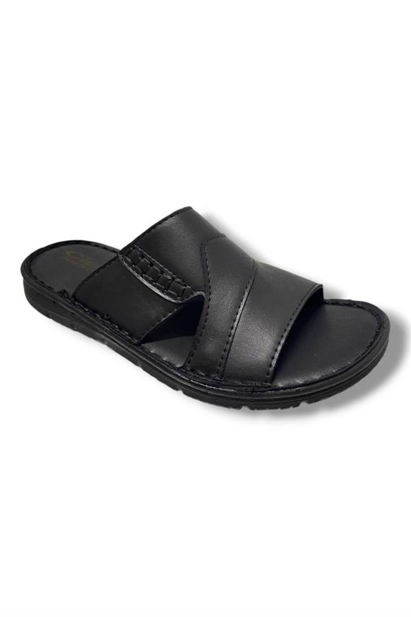 Class C601-25 Deri Anatomik Soft Erkek Terlik