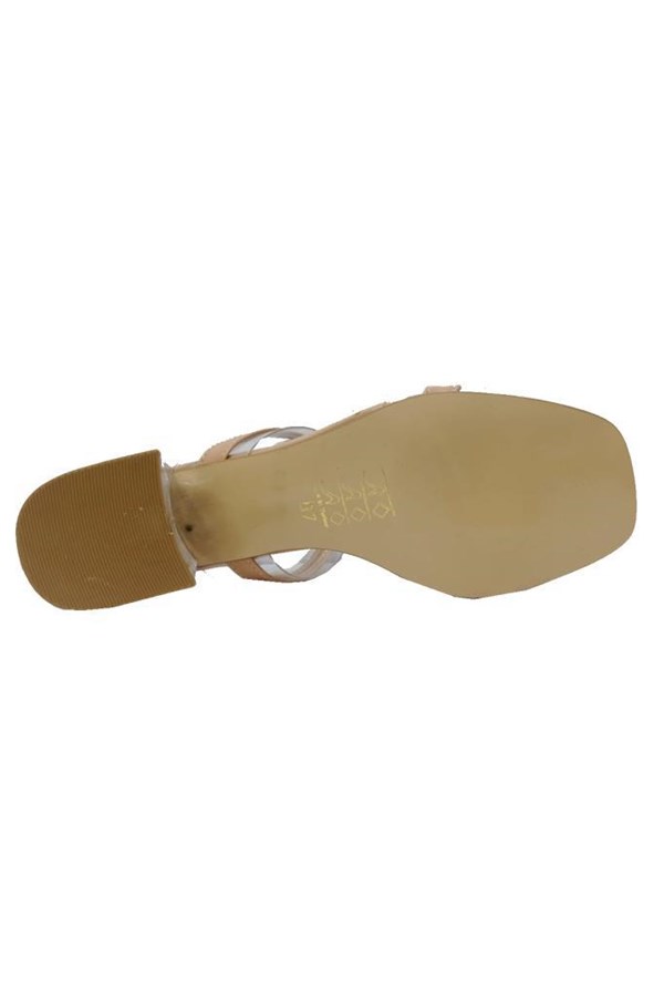 Cotcolic 01223 Taşlı Şeffaf Topuk Fashion Kadın Sandal