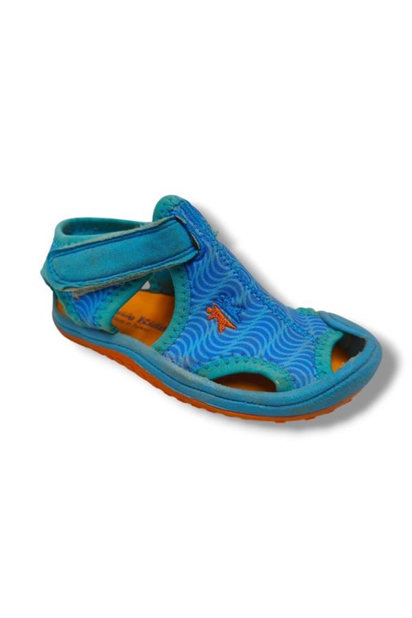 Cute Kids 7842-20 Bez Kumaş Cırtlı Erkek Çocuk Sandalet