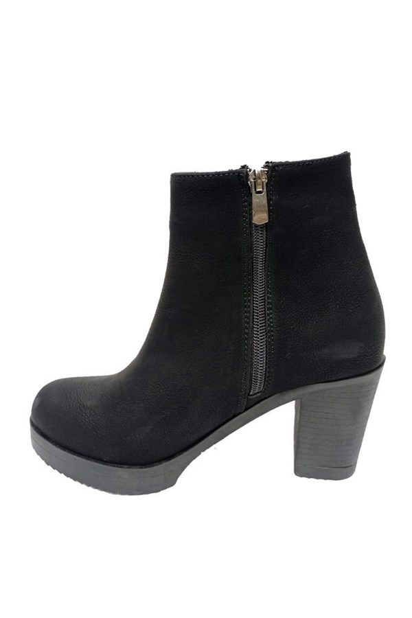 Efsun 2311 Yağlı Deri Fashion Fermuarlı Kadın Bot