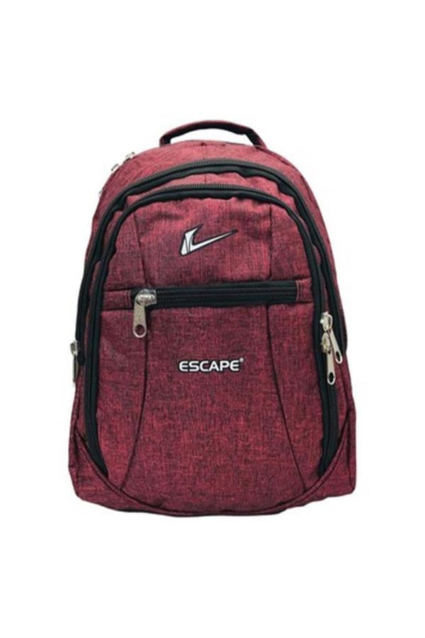 Escape 307-24  Laptop Bölmeli Çizgili Kumaş Sırt Çanta
